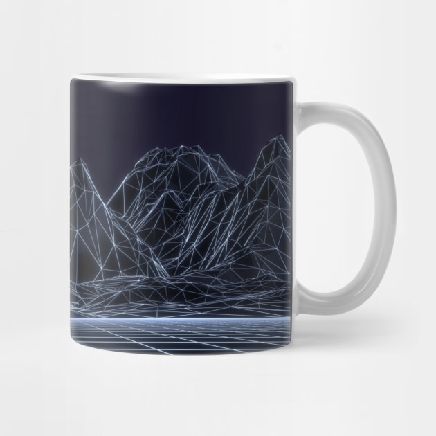 Wireframe Mountains by AxiomDesign